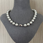 Grey Pearl Ingot Clasp Necklace - floysun