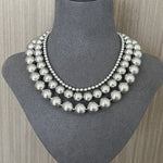 Grey Pearl Ingot Clasp Necklace - floysun
