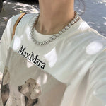 Grey Pearl Ingot Clasp Necklace - floysun