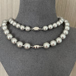 Grey Pearl Ingot Clasp Necklace - floysun