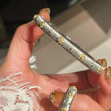 Handcrafted Brushed Classic Buccellati Bangle Silver - floysun