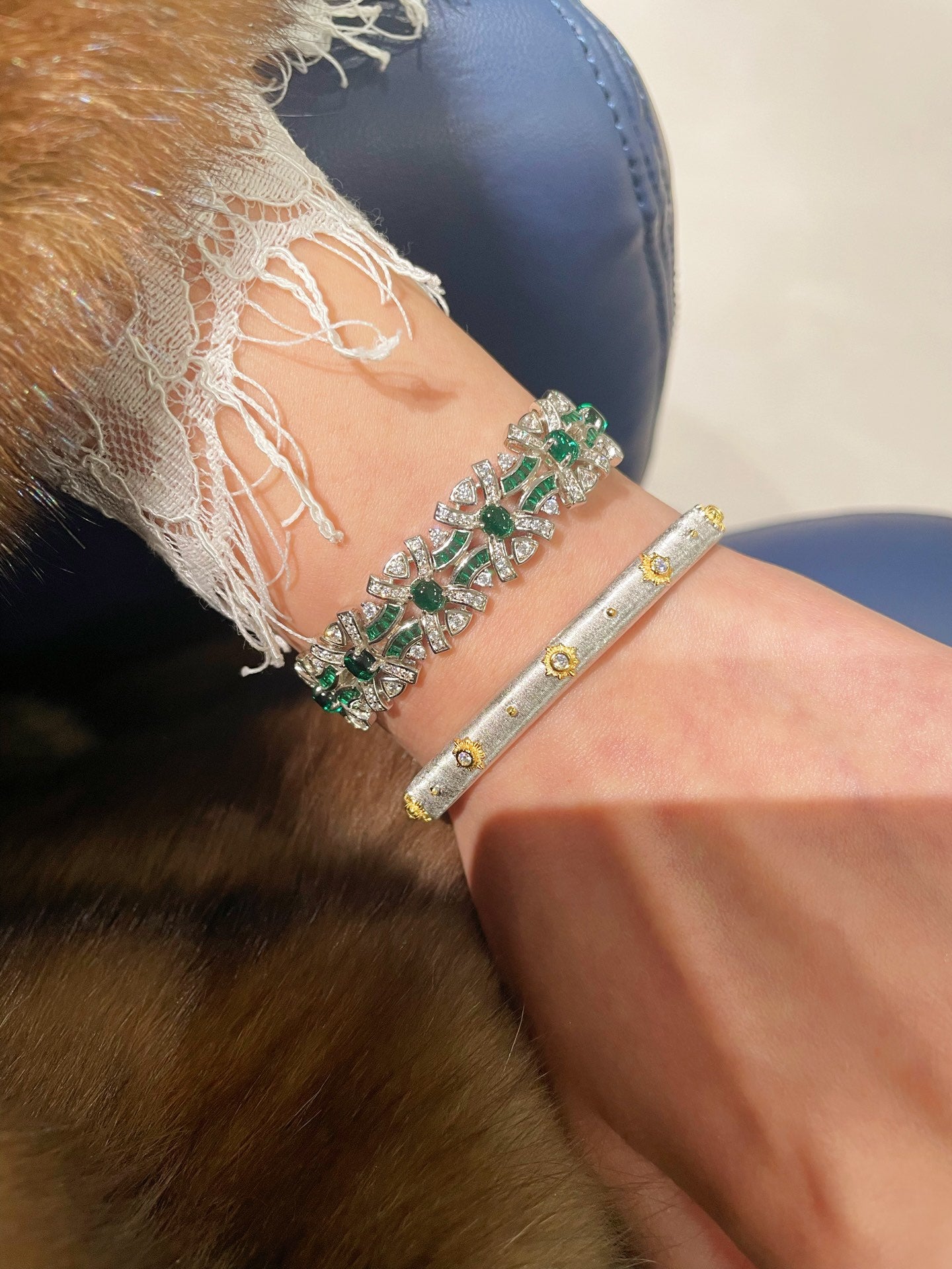 Handcrafted Brushed Classic Buccellati Bangle Silver - floysun