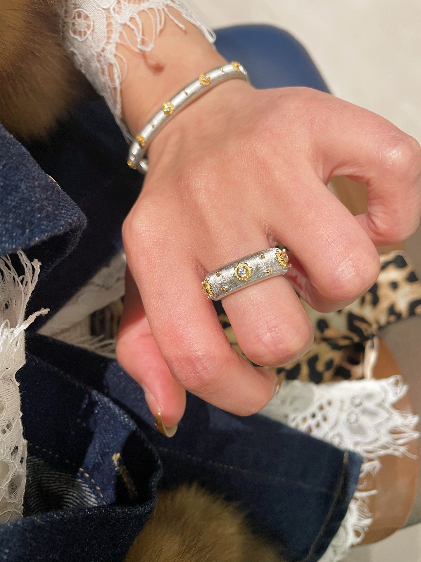 Handcrafted Brushed Classic Buccellati Bangle Silver - floysun