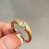 Handcrafted Brushed Hexagram Ring Buccellati - Inspired Elegance - floysun