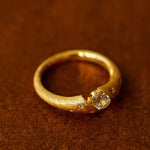 Handcrafted Brushed Hexagram Ring Buccellati - Inspired Elegance - floysun