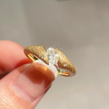 Handcrafted Brushed Hexagram Ring Buccellati - Inspired Elegance - floysun