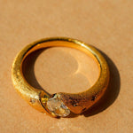 Handcrafted Brushed Hexagram Ring Buccellati - Inspired Elegance - floysun