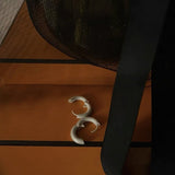Handcrafted Matte Frosted 925 Sterling Silver Solid Hoop Earrings - floysun