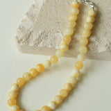 Harmonious Gemstone Necklaces Onyx Beaded 10mm Necklaces - floysun