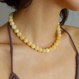 Harmonious Gemstone Necklaces Onyx Beaded 10mm Necklaces - floysun