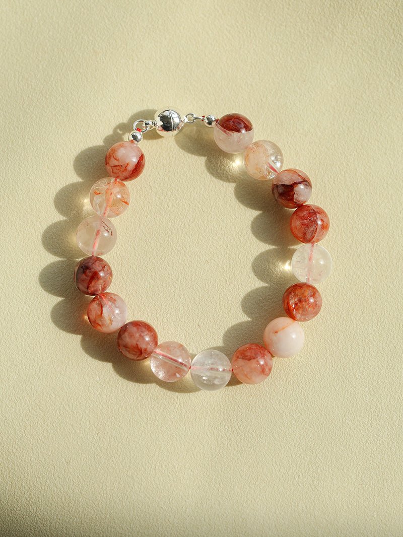 Harmony Red Agate & Red Resin Blossom Convertible Necklace - floysun