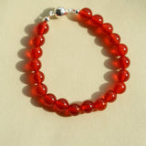 Harmony Red Agate & Red Resin Blossom Convertible Necklace - floysun