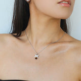 Harvest Wheat Four - Leaf Tiger Eye Pendant Necklace - floysun
