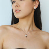 Harvest Wheat Four - Leaf Tiger Eye Pendant Necklace - floysun