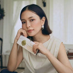 Hilltop Earrings – Silver White Crystal - floysun