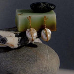 Hooked Branch Baroque Pearl Stud Earrings - floysun