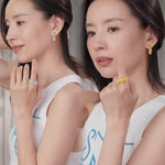 Icy Sparkle Tassel C - Hoop Earrings - floysun
