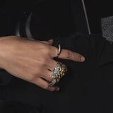 Icy Sparkle Tassel Ring - floysun