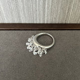 Icy Sparkle Tassel Ring - floysun