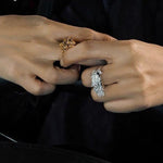 Icy Sparkle Tassel Ring - floysun