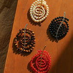 Island Escape Woven Statement Earrings - Single - floysun