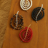 Island Escape Woven Statement Earrings - Single - floysun