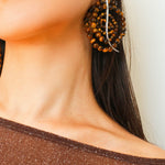 Island Escape Woven Statement Earrings - Single - floysun