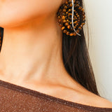 Island Escape Woven Statement Earrings - Single - floysun