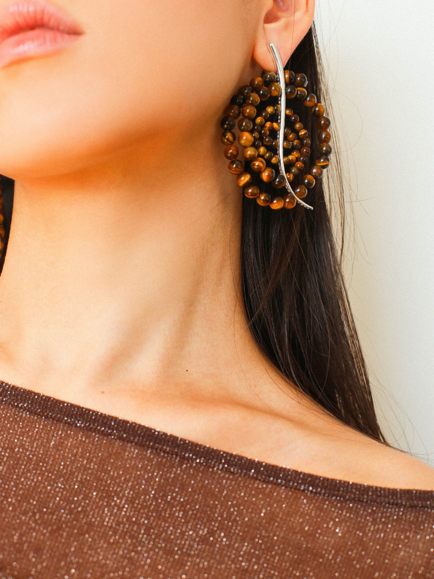 Island Escape Woven Statement Earrings - Single - floysun