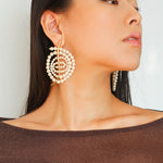 Island Escape Woven Statement Earrings - Single - floysun