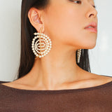 Island Escape Woven Statement Earrings - Single - floysun
