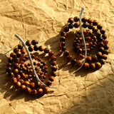 Island Escape Woven Statement Earrings - Single - floysun