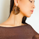 Island Escape Woven Statement Earrings - Single - floysun
