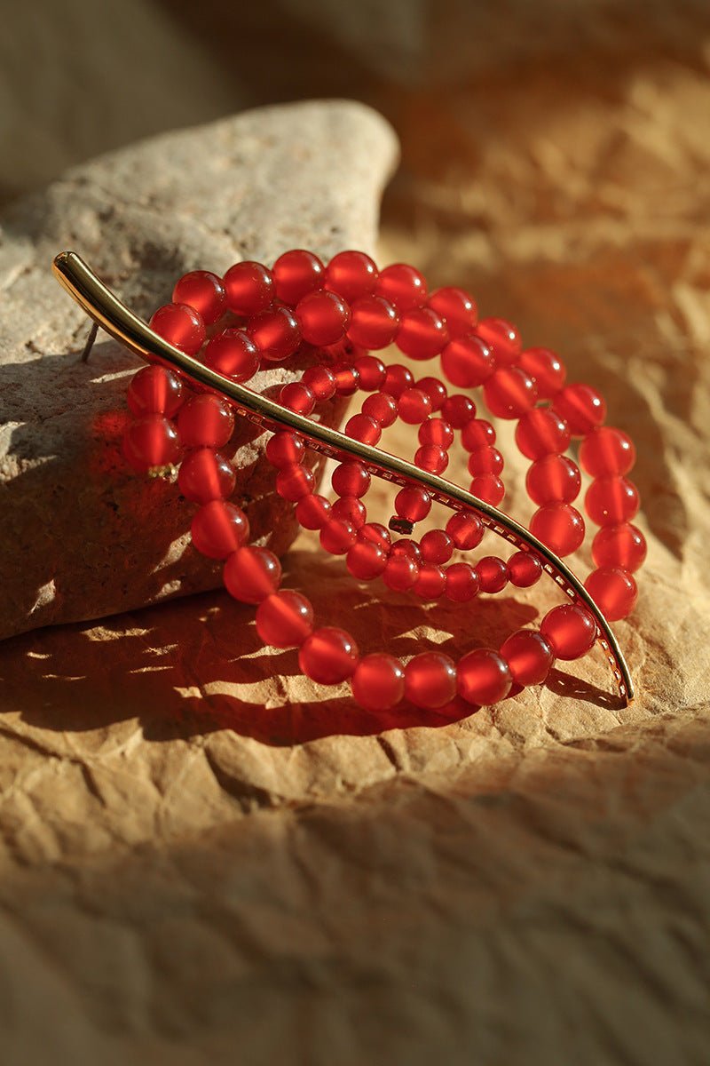 Island Escape Woven Statement Earrings - Single - floysun