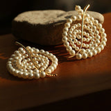 Island Escape Woven Statement Earrings - Single - floysun