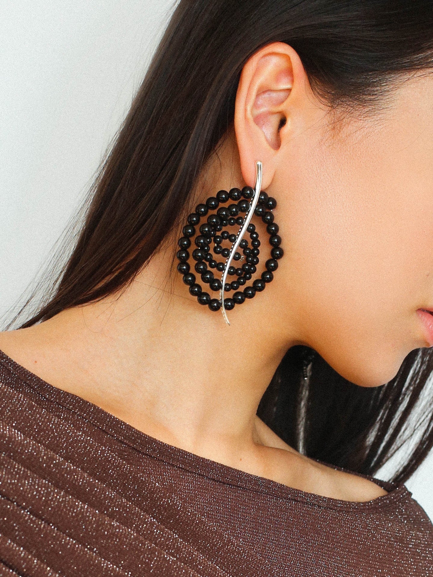 Island Escape Woven Statement Earrings - Single - floysun