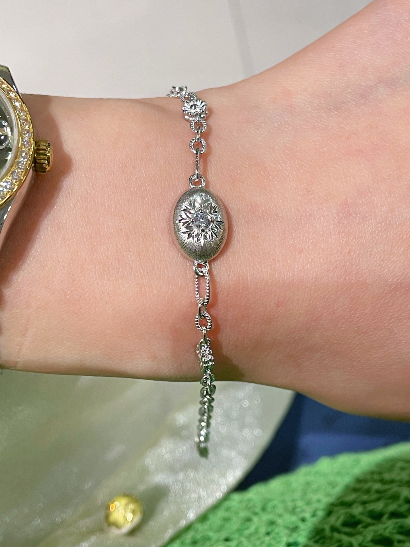 Italian Vintage Star of David Matte Bracelet - floysun