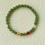 Jade Harmony Bracelet – Wood & Fire Balance - floysun