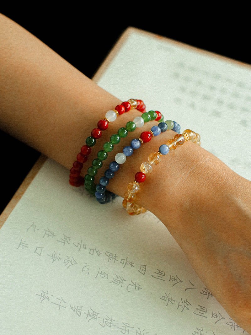 Jade Harmony Bracelet – Wood & Fire Balance - floysun