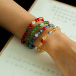 Jade Harmony Bracelet – Wood & Fire Balance - floysun