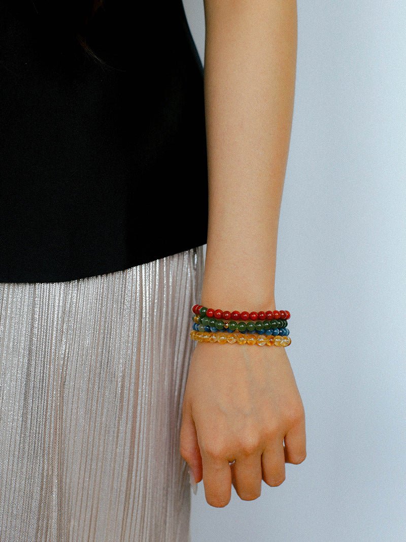 Jade Harmony Bracelet – Wood & Fire Balance - floysun