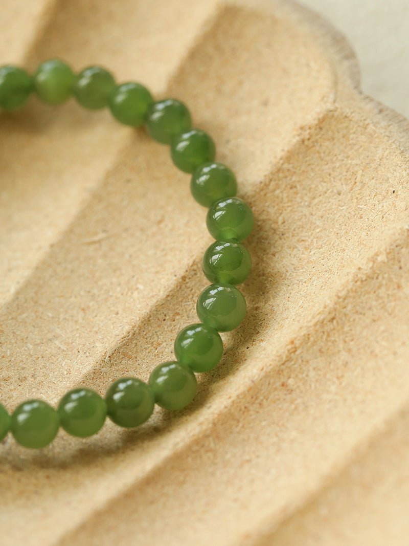 Jade Harmony Bracelet – Wood & Fire Balance - floysun