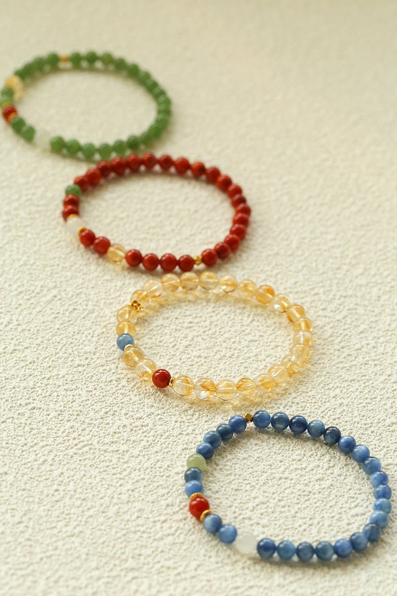 Jade Harmony Bracelet – Wood & Fire Balance - floysun