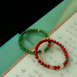Jade Harmony Bracelet – Wood & Fire Balance - floysun