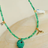 Jelly Fishy Necklace A Playful Summer Splash - floysun