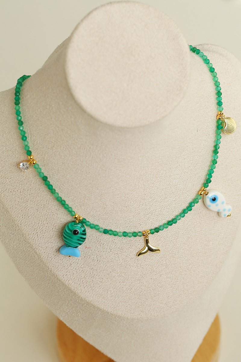 Jelly Fishy Necklace A Playful Summer Splash - floysun