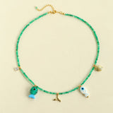 Jelly Fishy Necklace A Playful Summer Splash - floysun