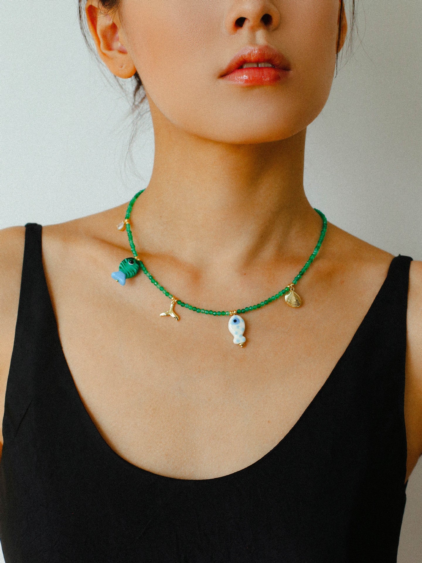 Jelly Fishy Necklace A Playful Summer Splash - floysun