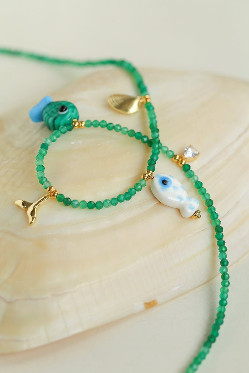 Jelly Fishy Necklace A Playful Summer Splash - floysun