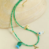 Jelly Fishy Necklace A Playful Summer Splash - floysun
